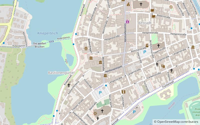 Stralsund Museum location map