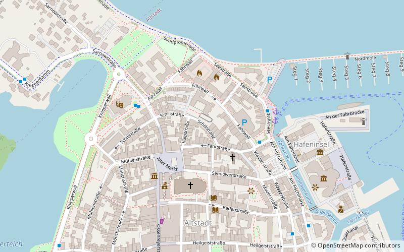 Stadtarchiv Stralsund location map