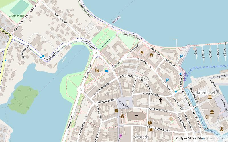 Kniepertor location map