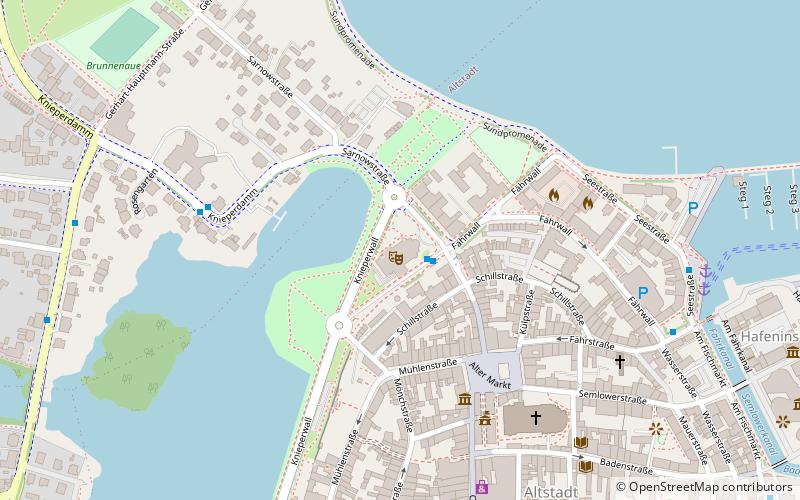 Stralsund Theatre location map