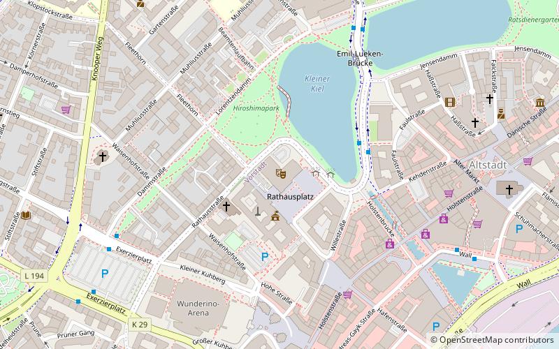 Opernhaus location map