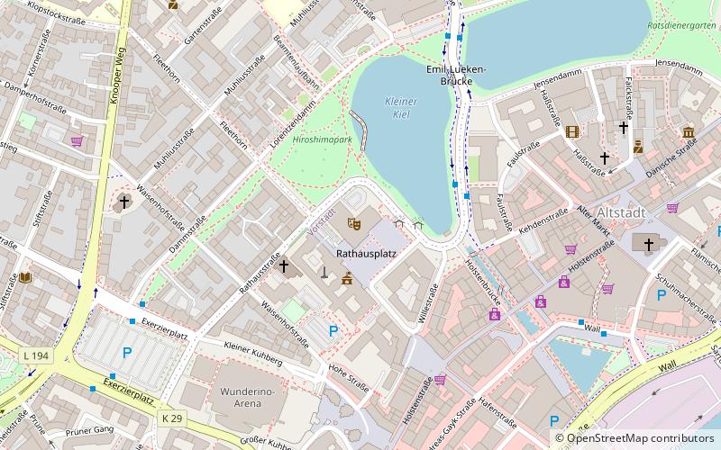 Theater Kiel location map