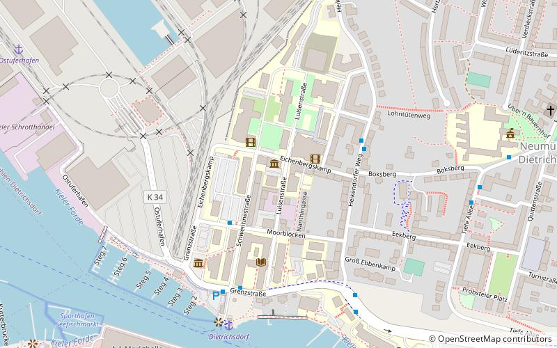 Kiel University of Applied Sciences location map