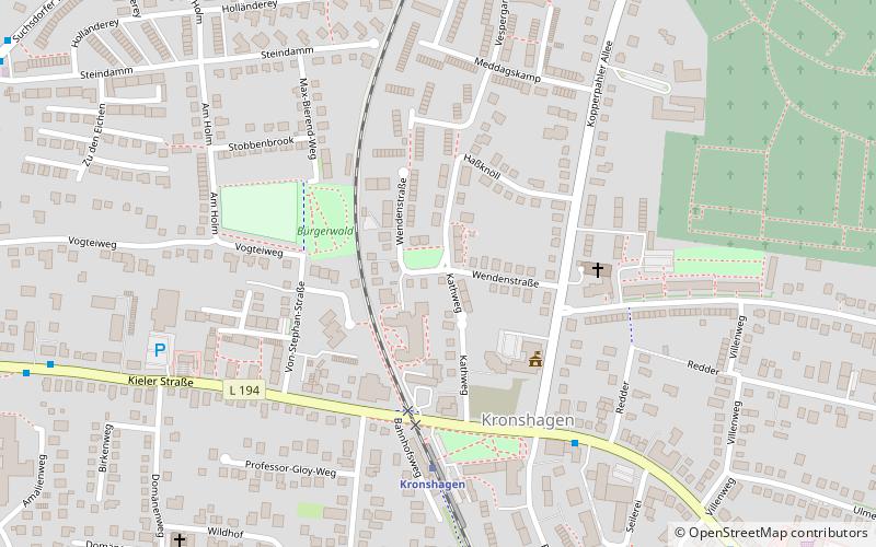 Kronshagen location map