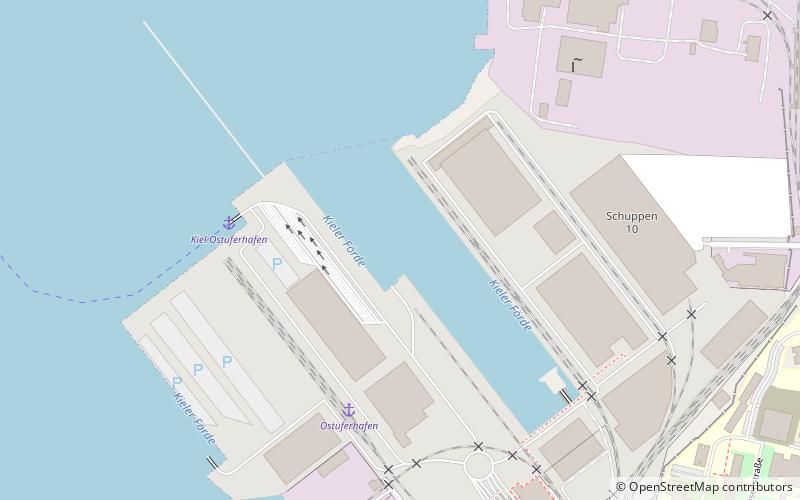 Port of Kiel location map