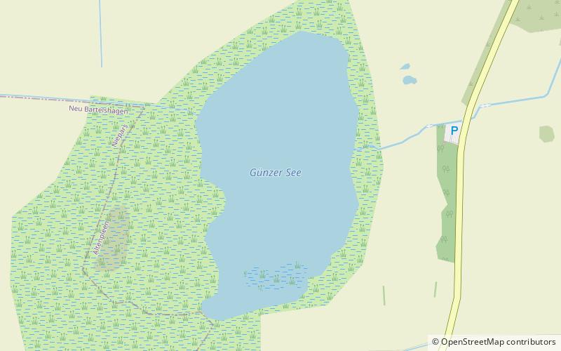 Lago Günzer location map