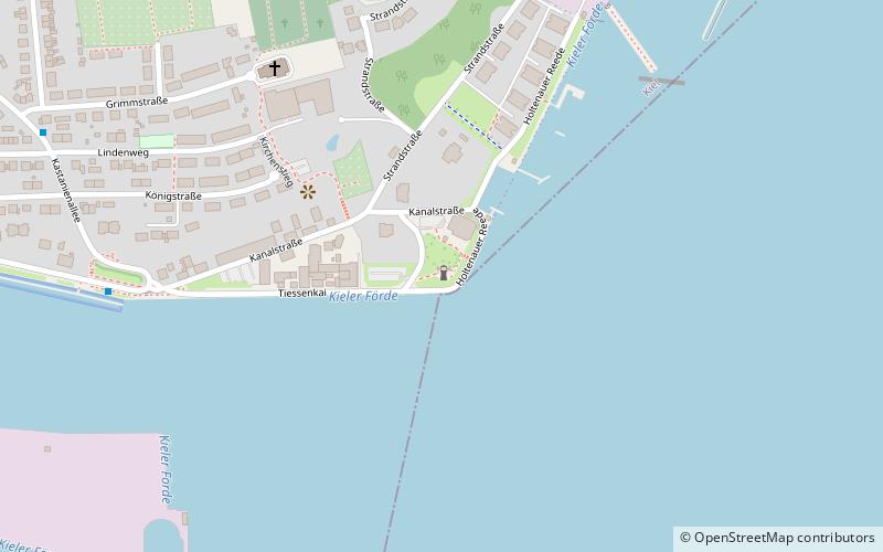 Kiel Holtenau location map