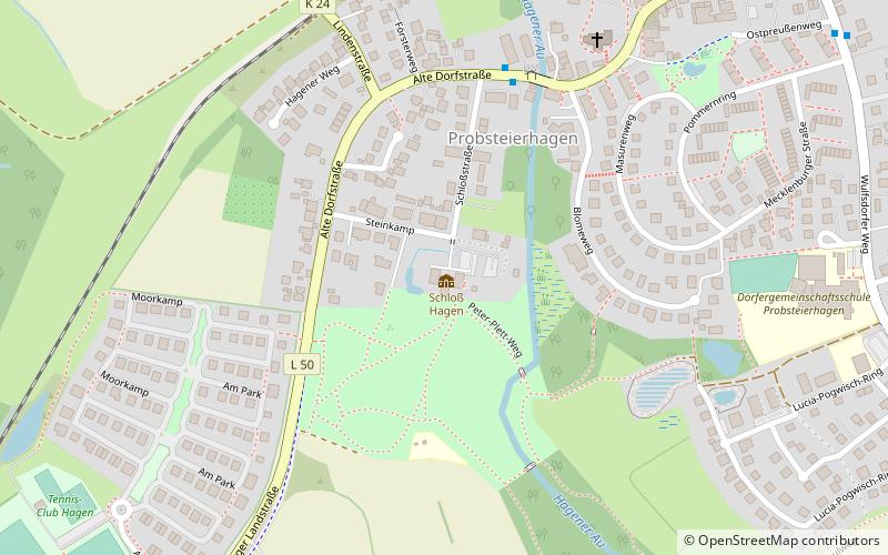 Schloss Hagen location map