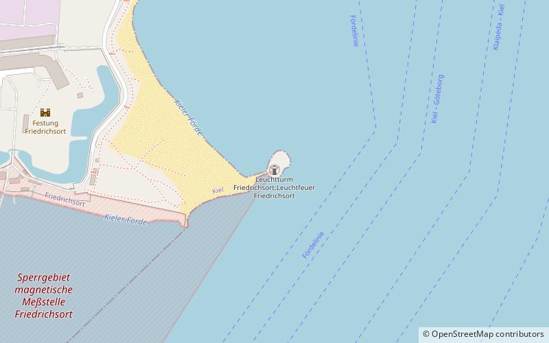 Phare de Friedrichsort location map