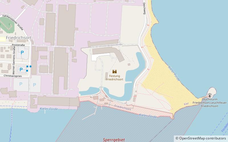 Festung Friedrichsort location map