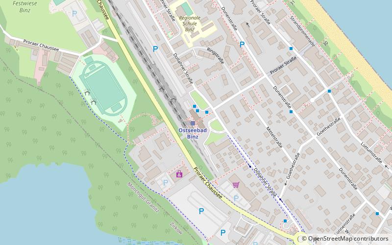 ostseebad binz railway station location map