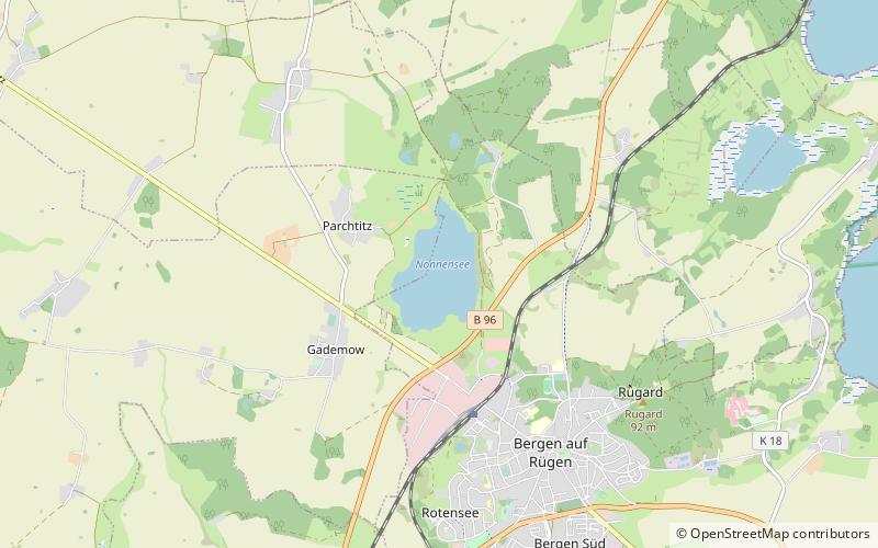 Nonnensee location map