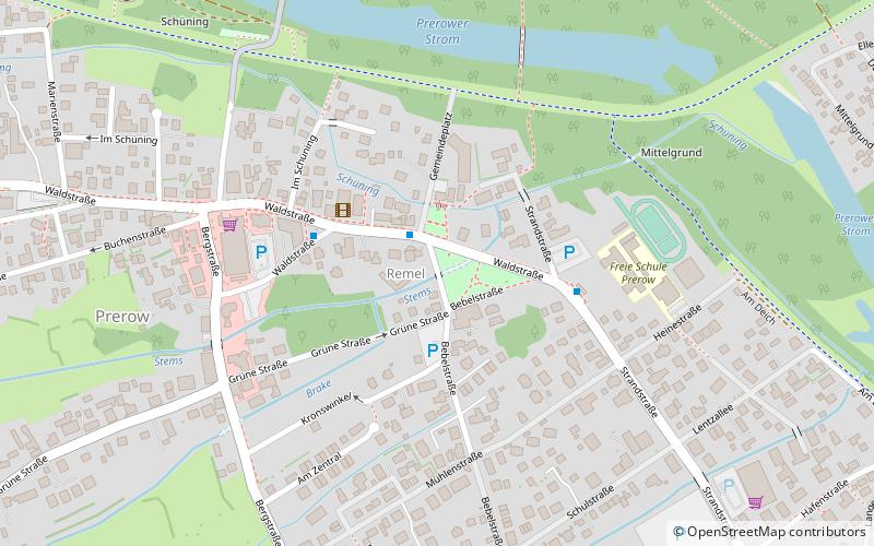 bebelstrasse prerow location map
