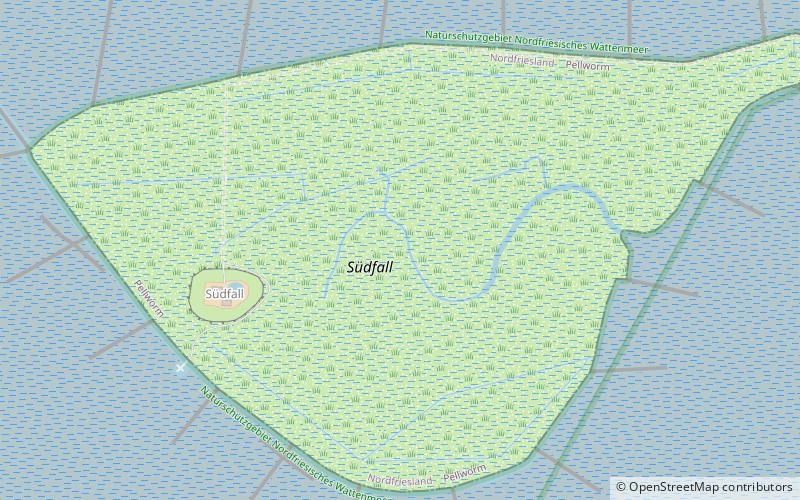 Südfall location map