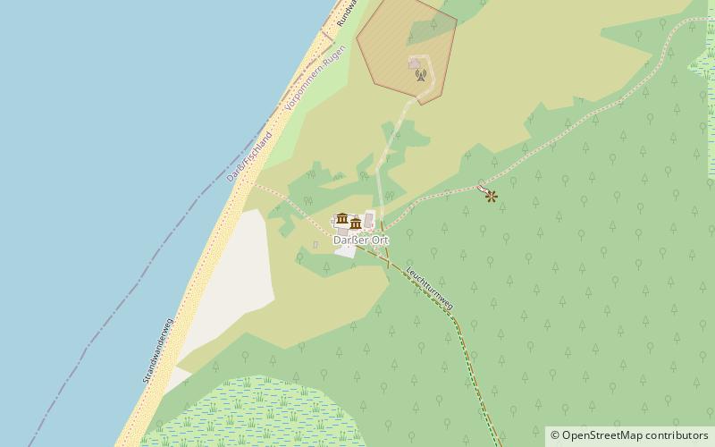 Darßer Ort Natureum location map