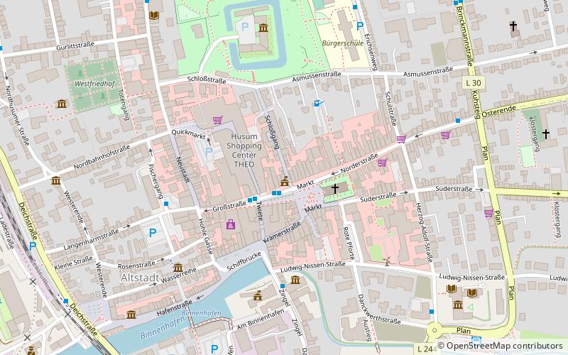 Husum location map