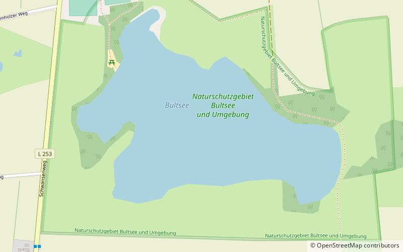 Bültsee location map