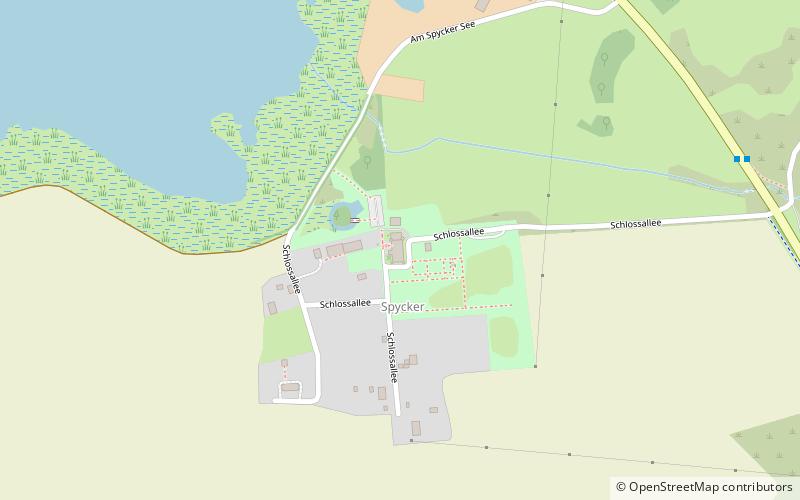 Zamek Spyker location map
