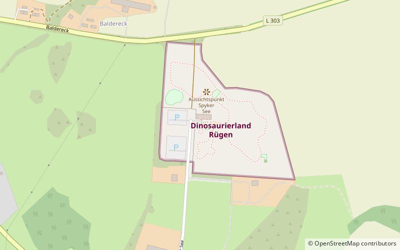 Dinosaur Land location map