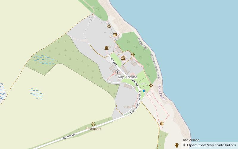 Faro del Cabo Arkona location map