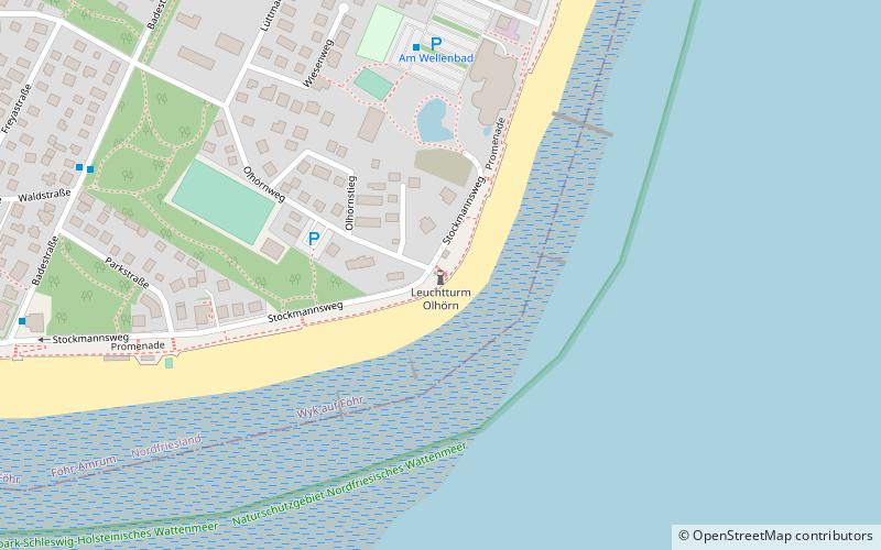 Leuchtturm Olhörn location map