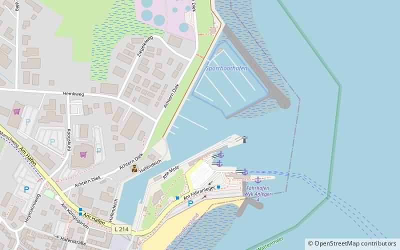 Yachthafen Wyk location map