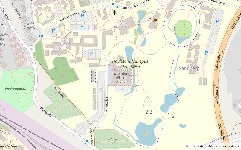 Flens-Arena location map