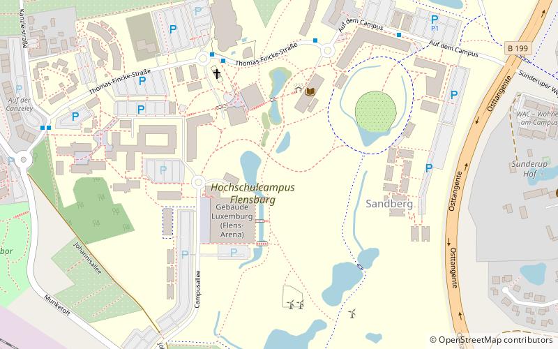 Universidad de Flensburgo location map