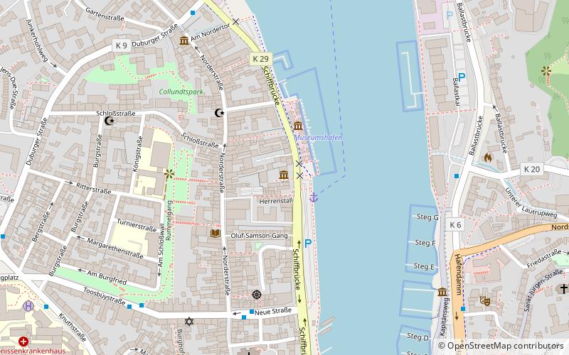 Schifffahrtsmuseum location map