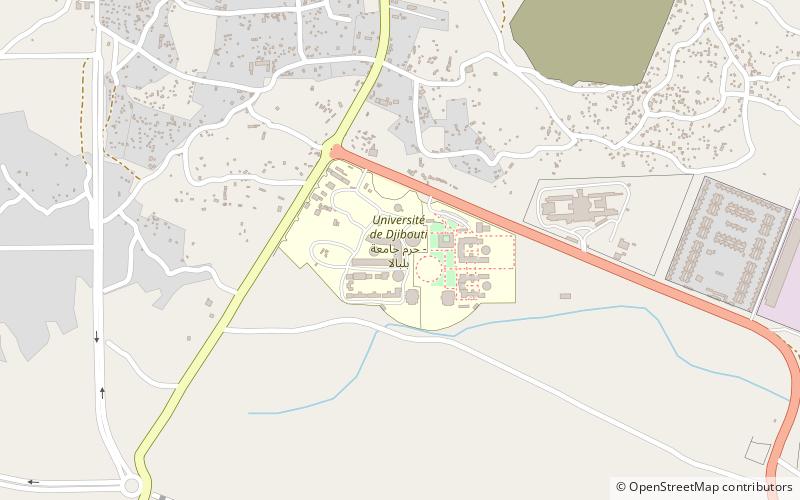 Université de Djibouti location map