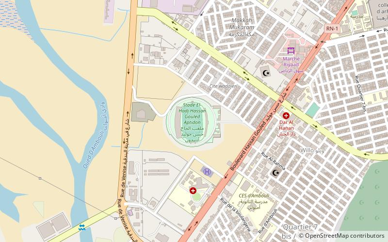 El Hadj Hassan Gouled Aptidon Stadium location map