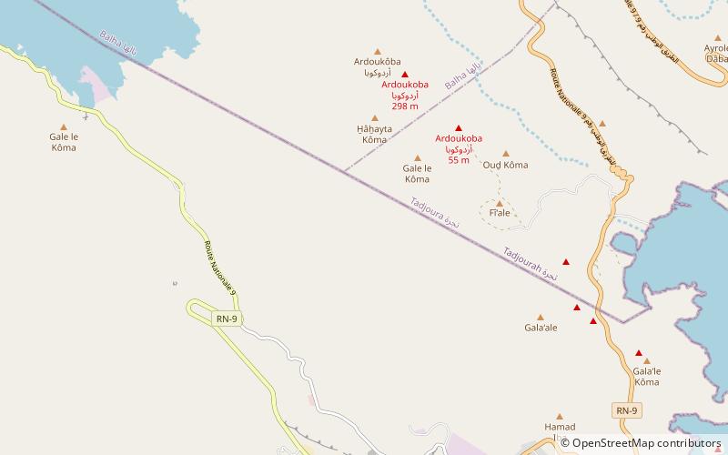 Ardoukôba location map