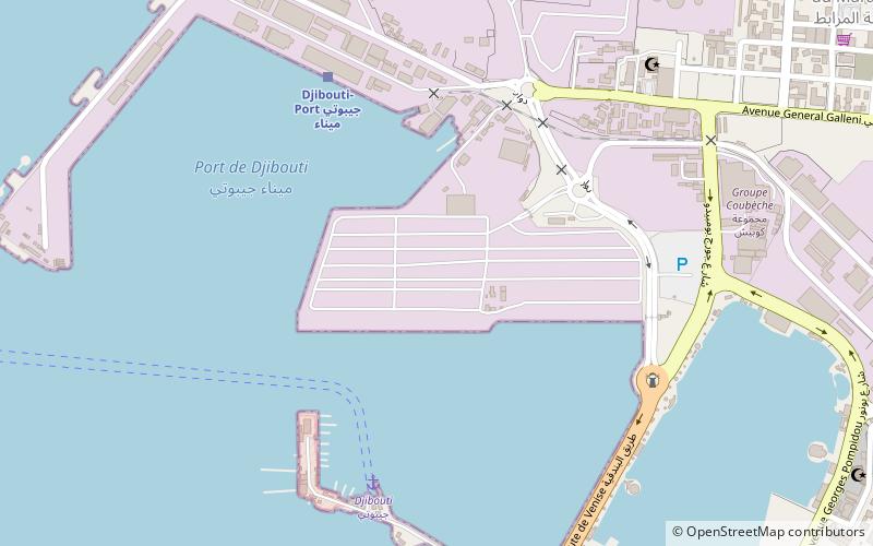 Port of Djibouti location map