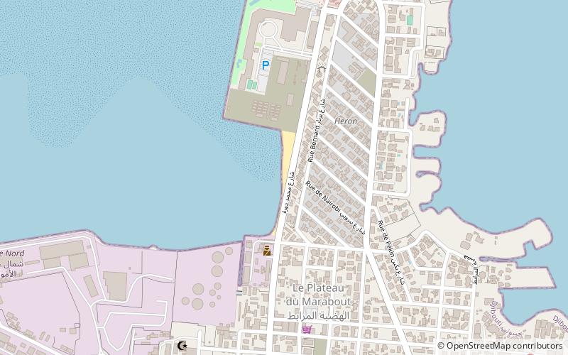 plage de heron shaty alblshwn djibouti location map
