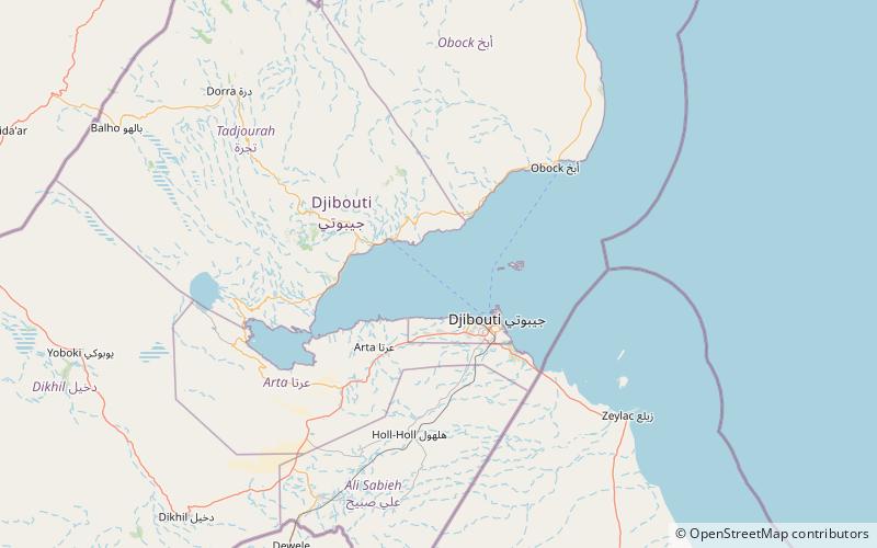 Golfe de Tadjourah location map