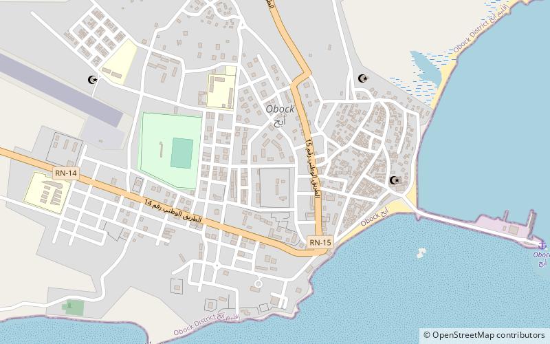 Obock location map