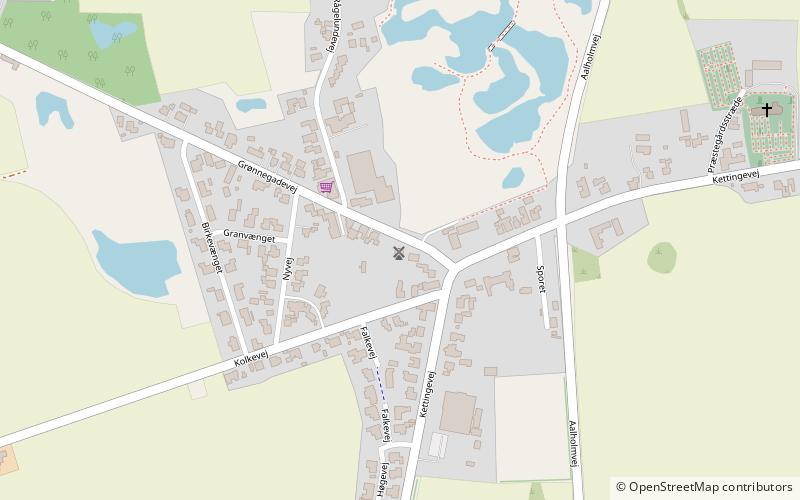 Kettinge Mølle location map