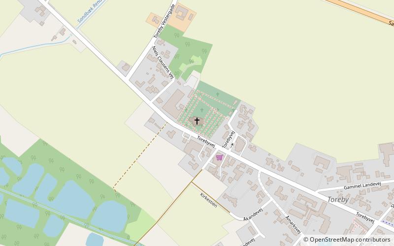 Toreby Kirke location map
