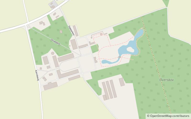 Orupgaard location map