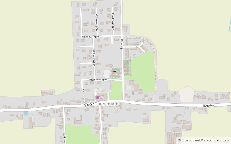 Dannemare Church location map