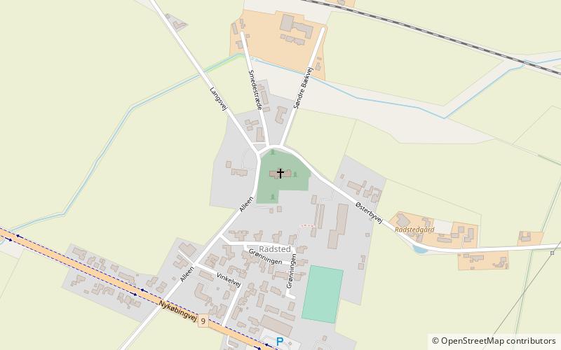 Radsted Kirke location map