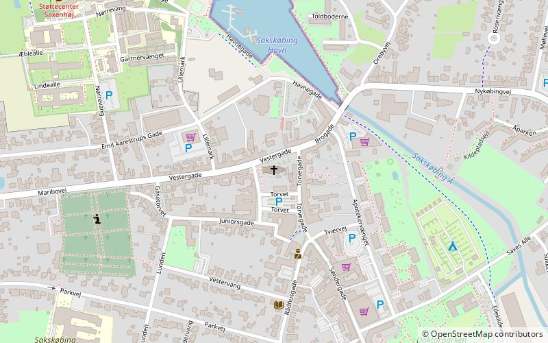 Sakskøbing Kirke location map