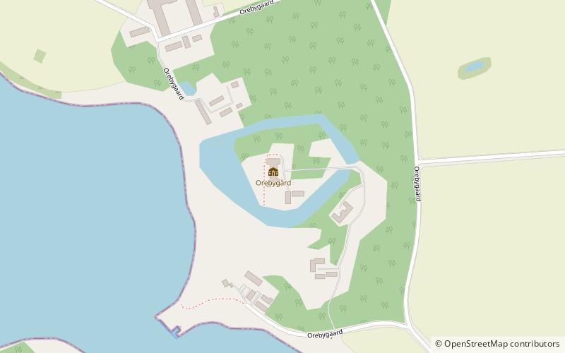 Orebygaard location map
