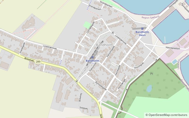 Museumsbanen Maribo-Bandholm location map