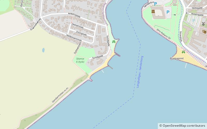 Dybbøl Strand location map