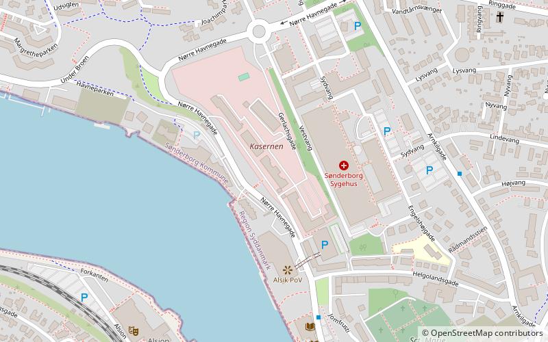 Sønderborg Kaserne location map