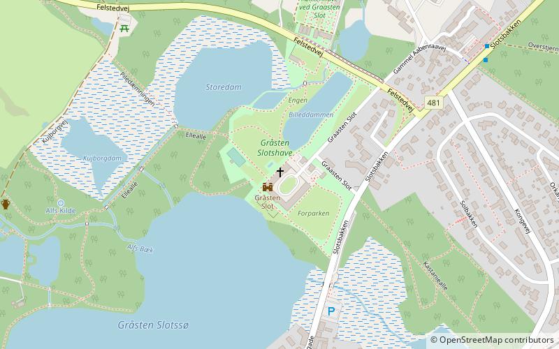 Gråsten Palace location map
