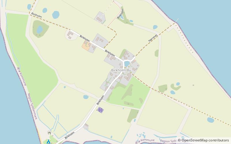 Birkholm location map