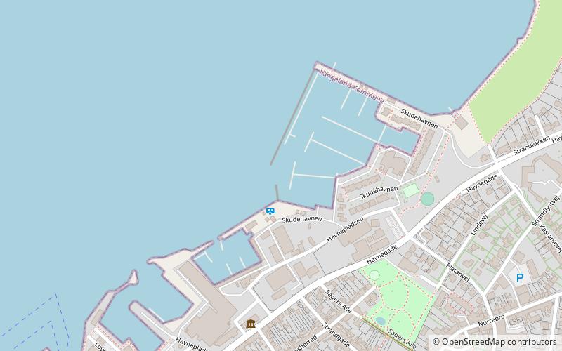 Rudkøbing Havn location map