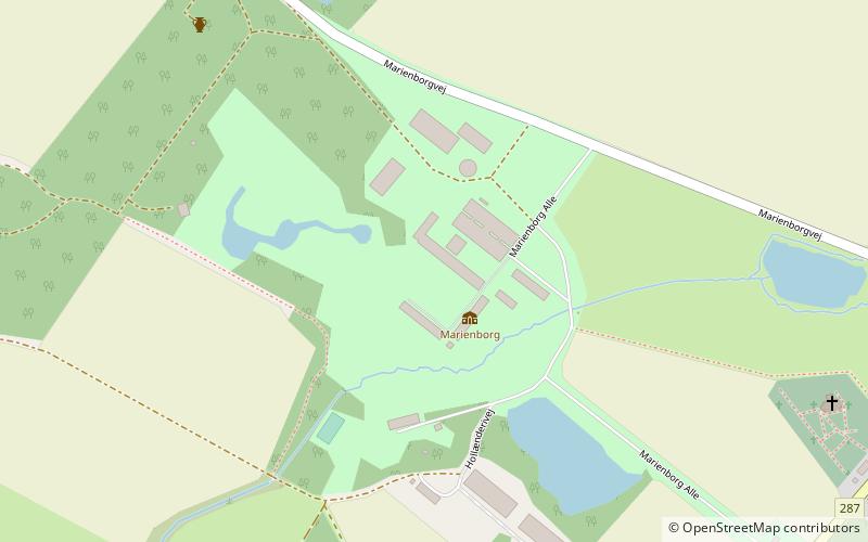 Marienborg Manor location map